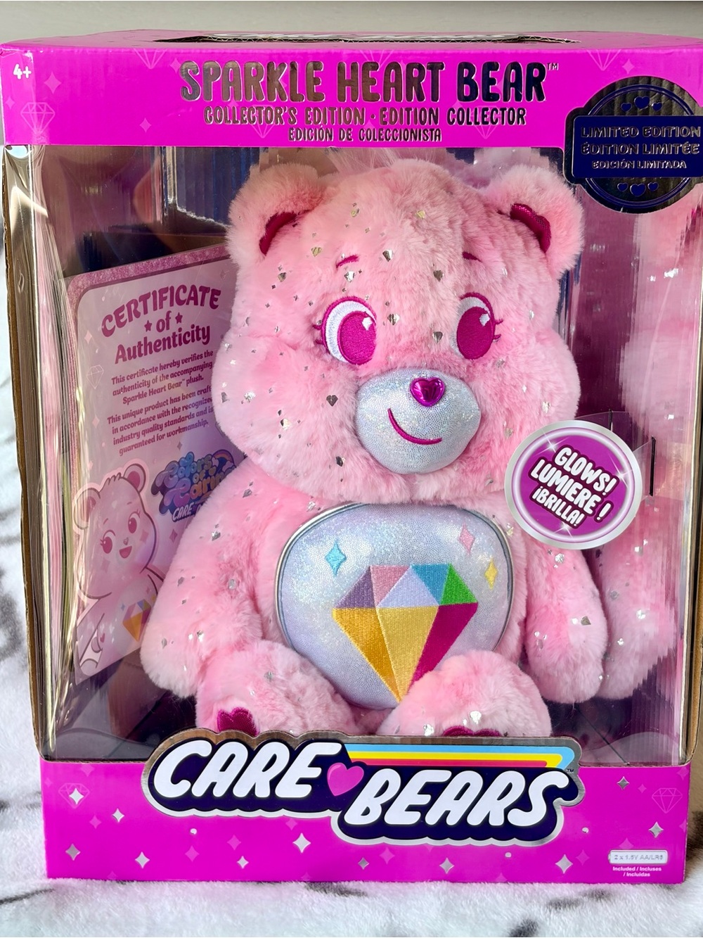 Care Bears (2026) Collectors Edition “Sparkle Heart” 14” Care Bear Plush/NIB